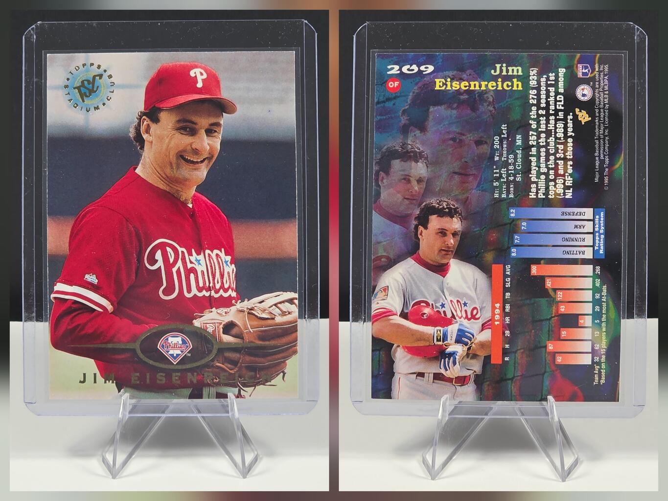 Jim Eisenreich card