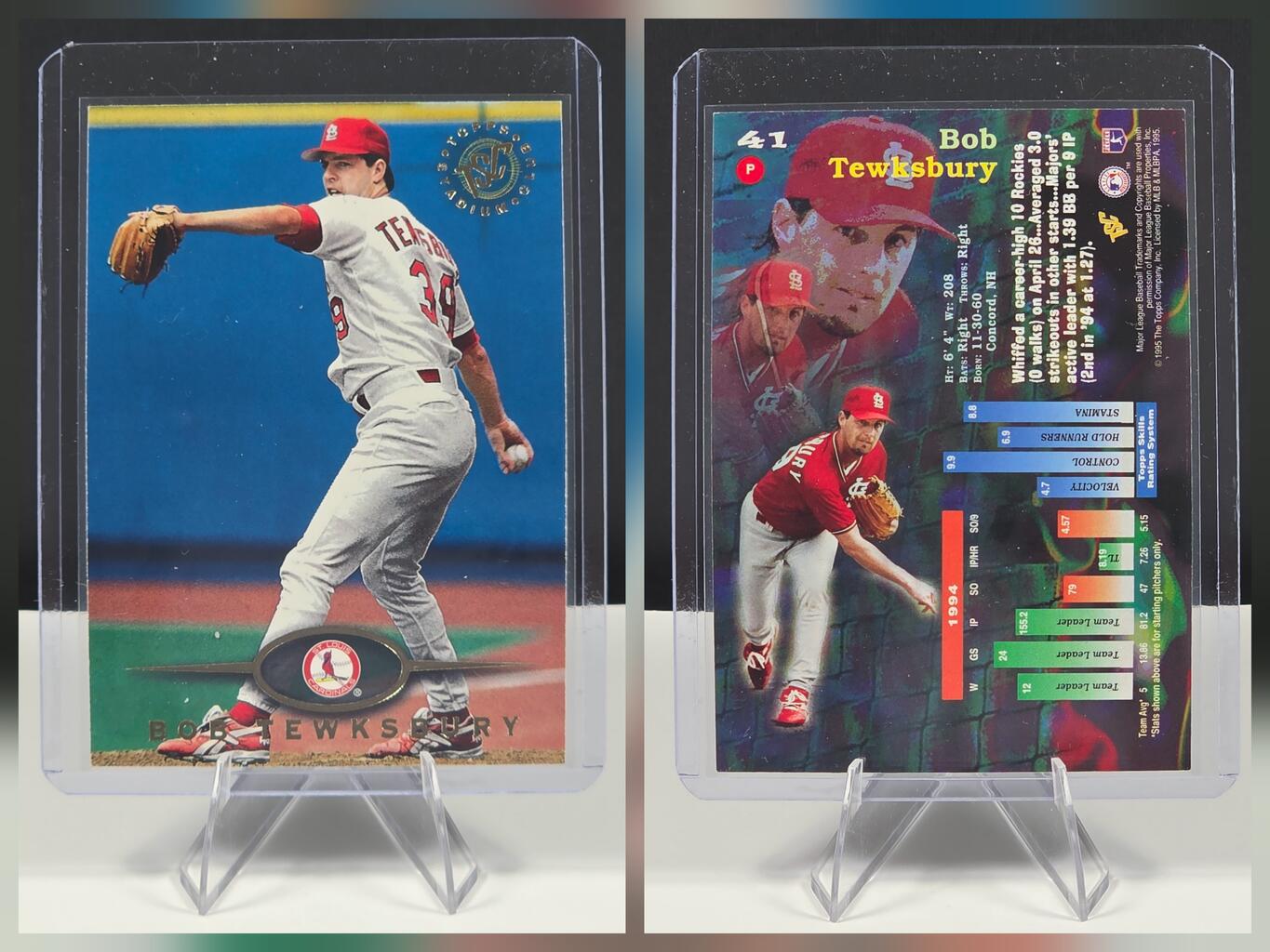 Bob Tewksbury card